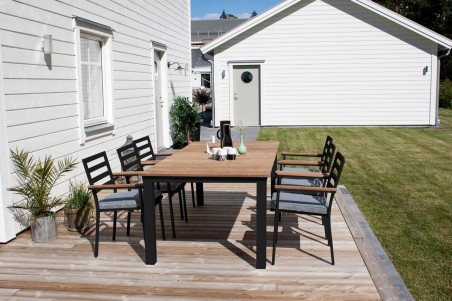 Brasilia matstol 2-pack svart Venture Home
