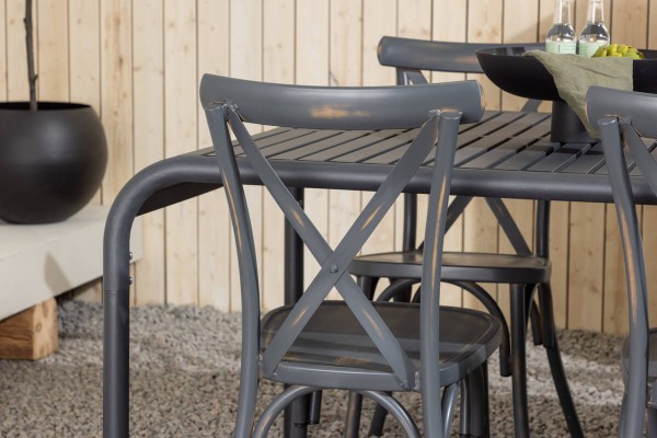 Borneo, Tablas matgrupp antracit/mörkgrå Venture Home