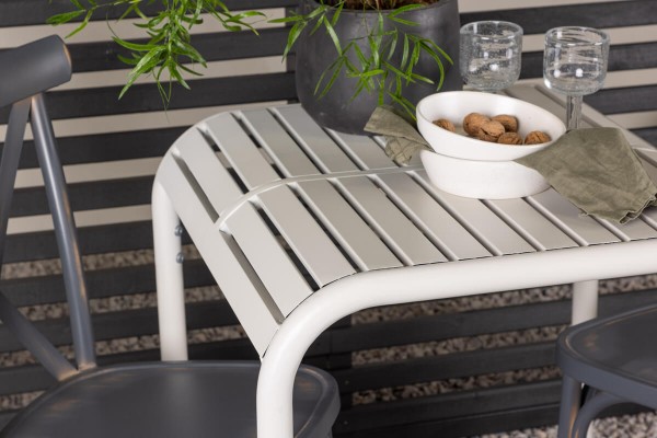 Borneo, Tablas cafégrupp beige/mörkgrå Venture Home