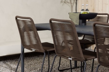 Borneo, Lindos matgrupp antracit/brun Venture Home