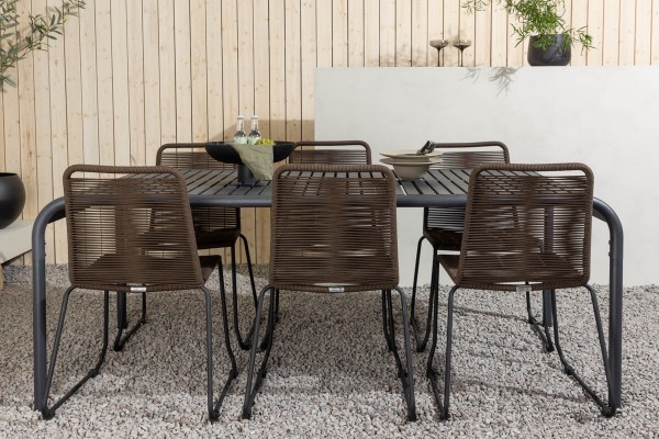 Borneo, Lindos matgrupp antracit/brun Venture Home