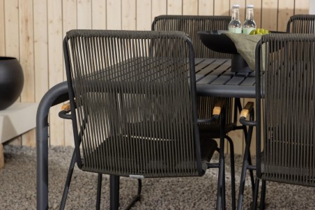 Borneo, Bois matgrupp mörkgrå/antracit Venture Home