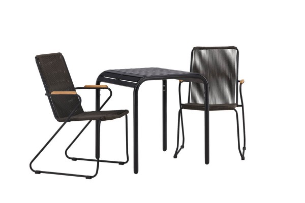 Borneo, Bois cafégrupp svart/mörkgrå Venture Home