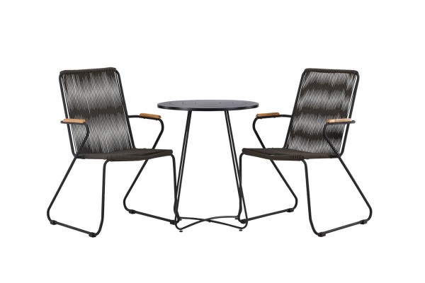 Bois, Bacong cafégrupp svart/mörkgrå Venture Home