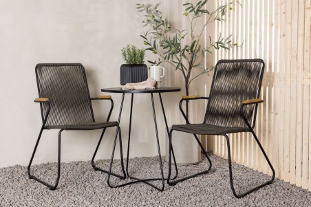 Bois, Bacong cafégrupp svart/mörkgrå Venture Home