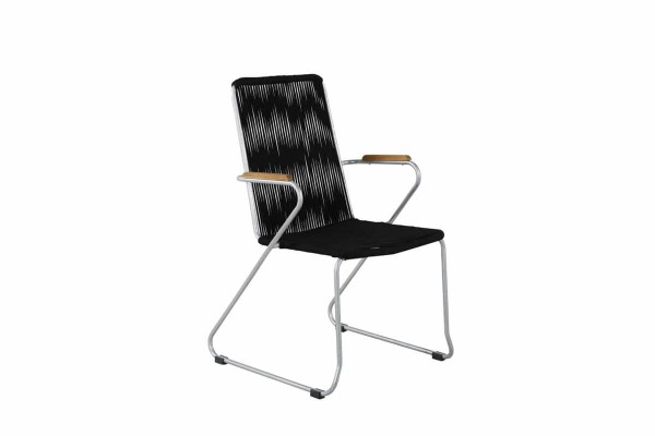 Bois matstol 2-pack svart/grå Venture Home