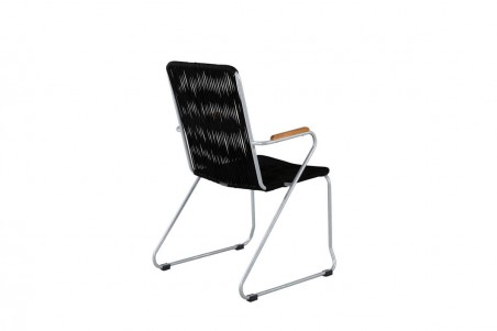 Bois matstol 2-pack svart/grå Venture Home
