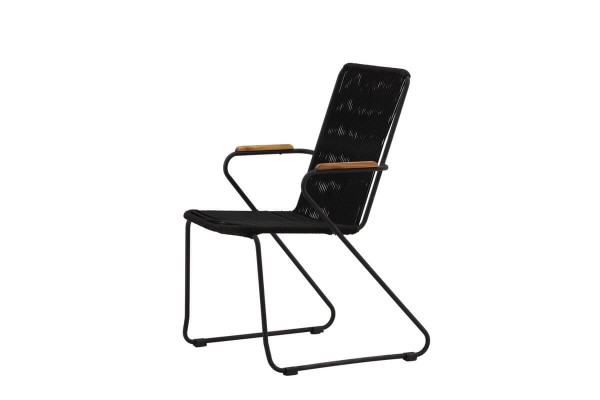 Bois matstol 2-pack svart Venture Home
