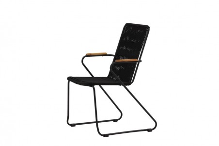 Bois matstol 2-pack svart Venture Home