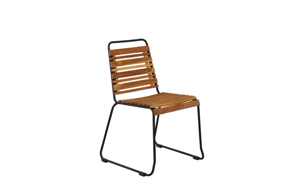 Bois matstol 2-pack natur/svart Venture Home