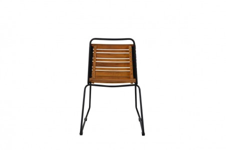 Bois matstol 2-pack natur/svart Venture Home