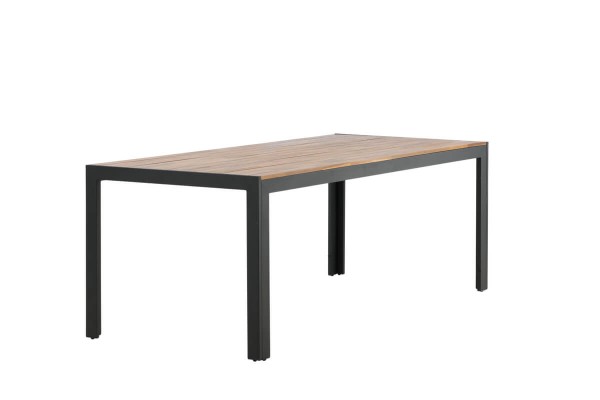 Bois matbord 205x90x75 cm natur/svart Venture Home