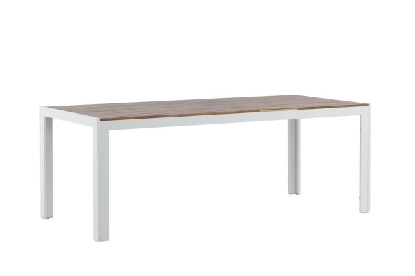 Bois matbord 200x100x76 cm natur/vit Venture Home