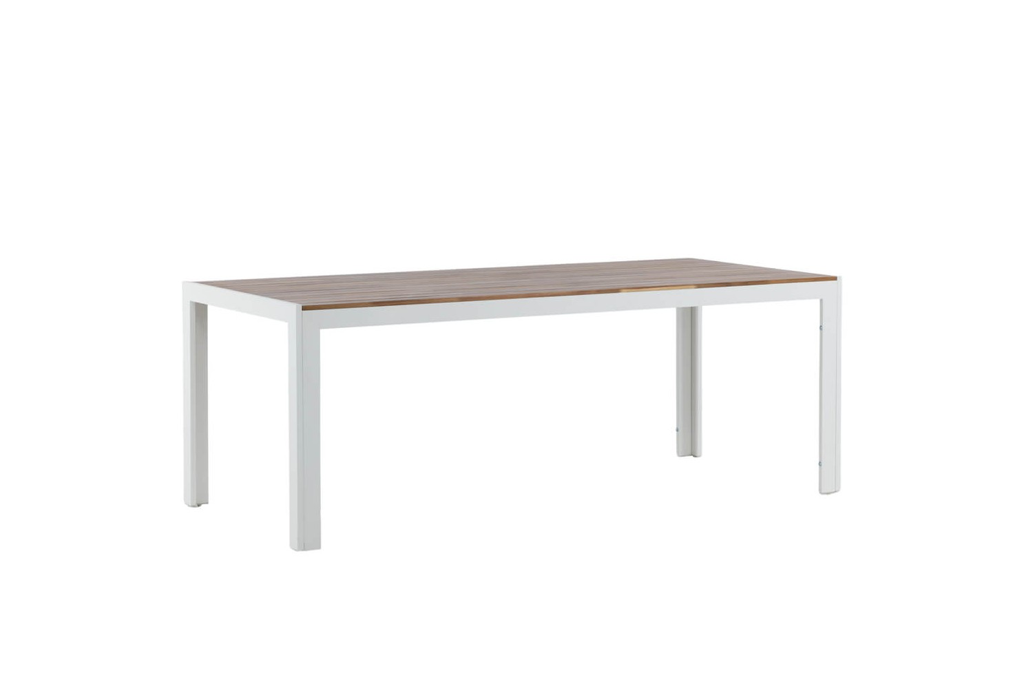 Bois matbord 200x100x76 cm natur/vit Venture Home