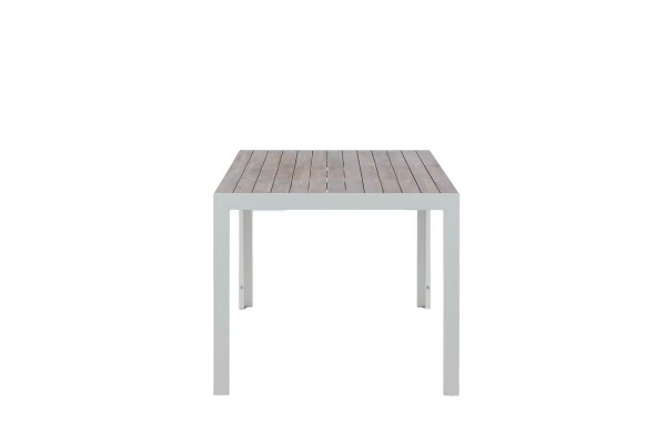 Bois matbord 200x100x76 cm natur/vit Venture Home
