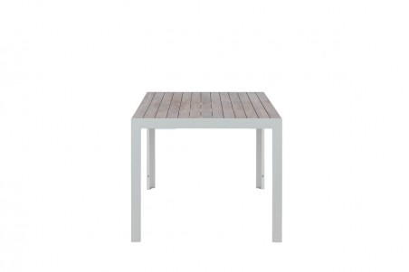 Bois matbord 200x100x76 cm natur/vit Venture Home