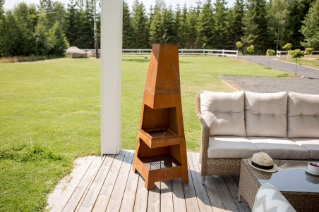 Bastian eldstad Ø50 cm rusty orange Venture Home