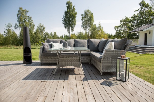 Bastian eldstad Ø33 cm svart Venture Home