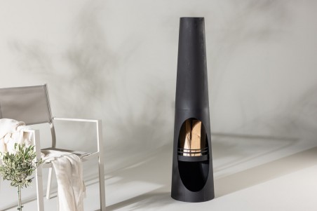 Bastian eldstad Ø33 cm svart Venture Home