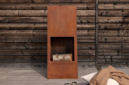 Bastian eldstad 50x20x150 cm rusty orange Venture Home