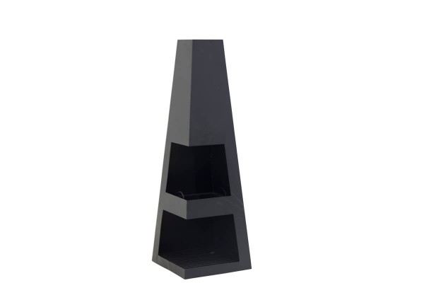 Bastian eldstad 40x40x120 cm svart Venture Home