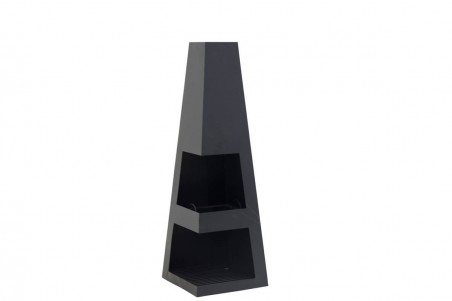 Bastian eldstad 40x40x120 cm svart Venture Home