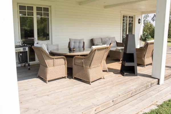 Bastian eldstad 40x40x120 cm svart Venture Home