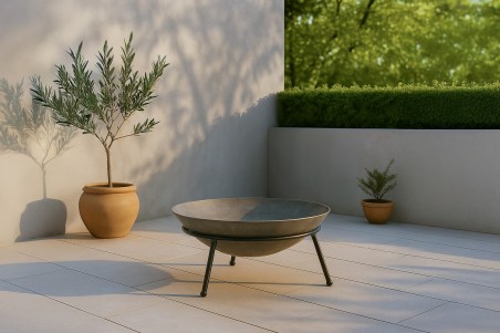 Bastian eldkorg Ø60 cm svart Venture Home