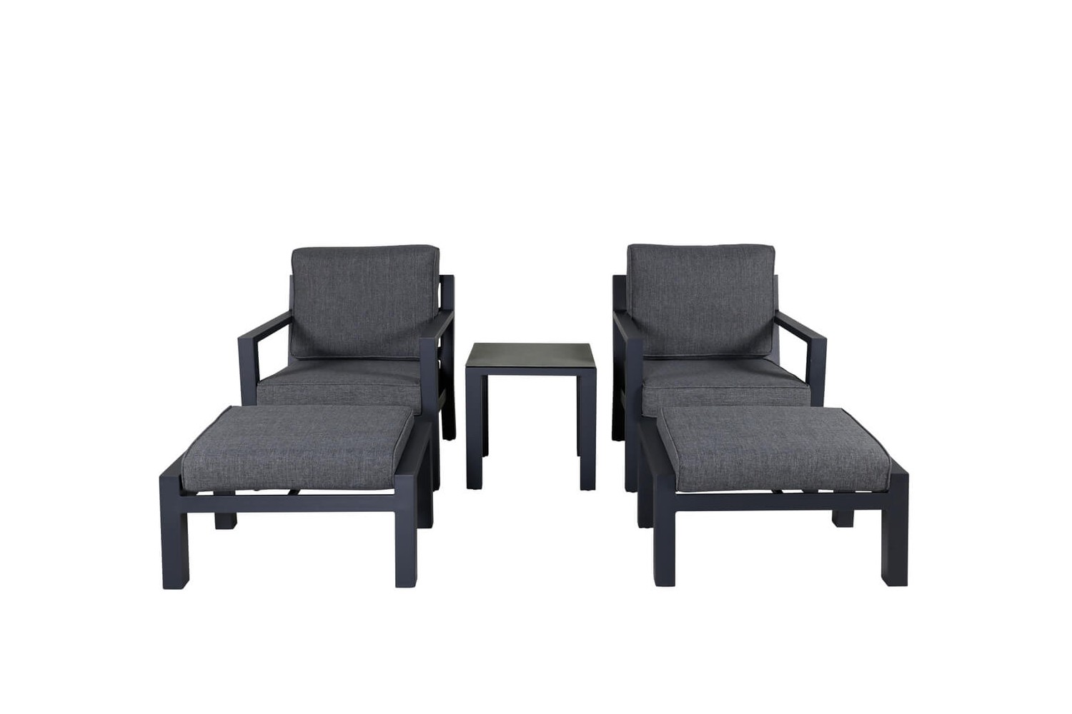 Barcelona loungeset svart Venture Home Barcelona loungeset svart Venture Home