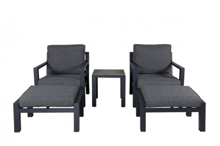 Barcelona loungeset svart Venture Home