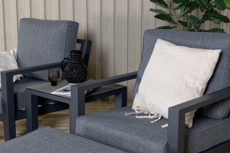 Barcelona loungeset svart Venture Home