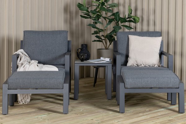 Barcelona loungeset svart Venture Home