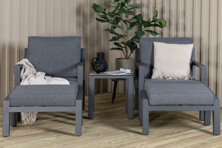 Barcelona loungeset svart Venture Home