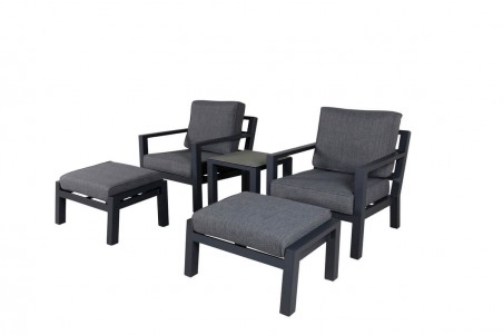 Barcelona loungeset svart Venture Home