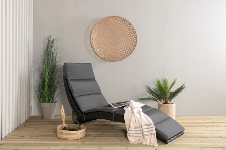 Archie solstol svart/grå Venture Home