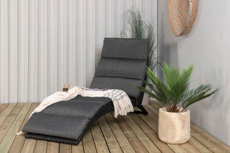 Archie solstol svart/grå Venture Home