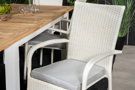 Anna matstol 2-pack vit Venture Home