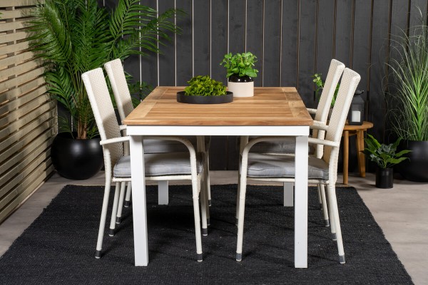 Anna matstol 2-pack vit Venture Home