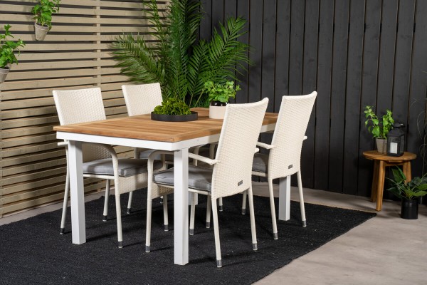 Anna matstol 2-pack vit Venture Home