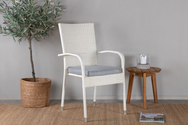 Anna matstol 2-pack vit Venture Home