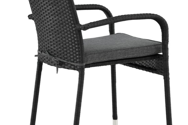 Anna matstol 2-pack svart Venture Home
