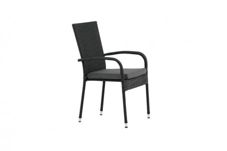 Anna matstol 2-pack svart Venture Home