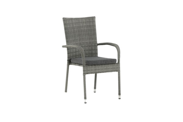 Anna matstol 2-pack grå Venture Home