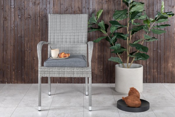Anna matstol 2-pack grå Venture Home
