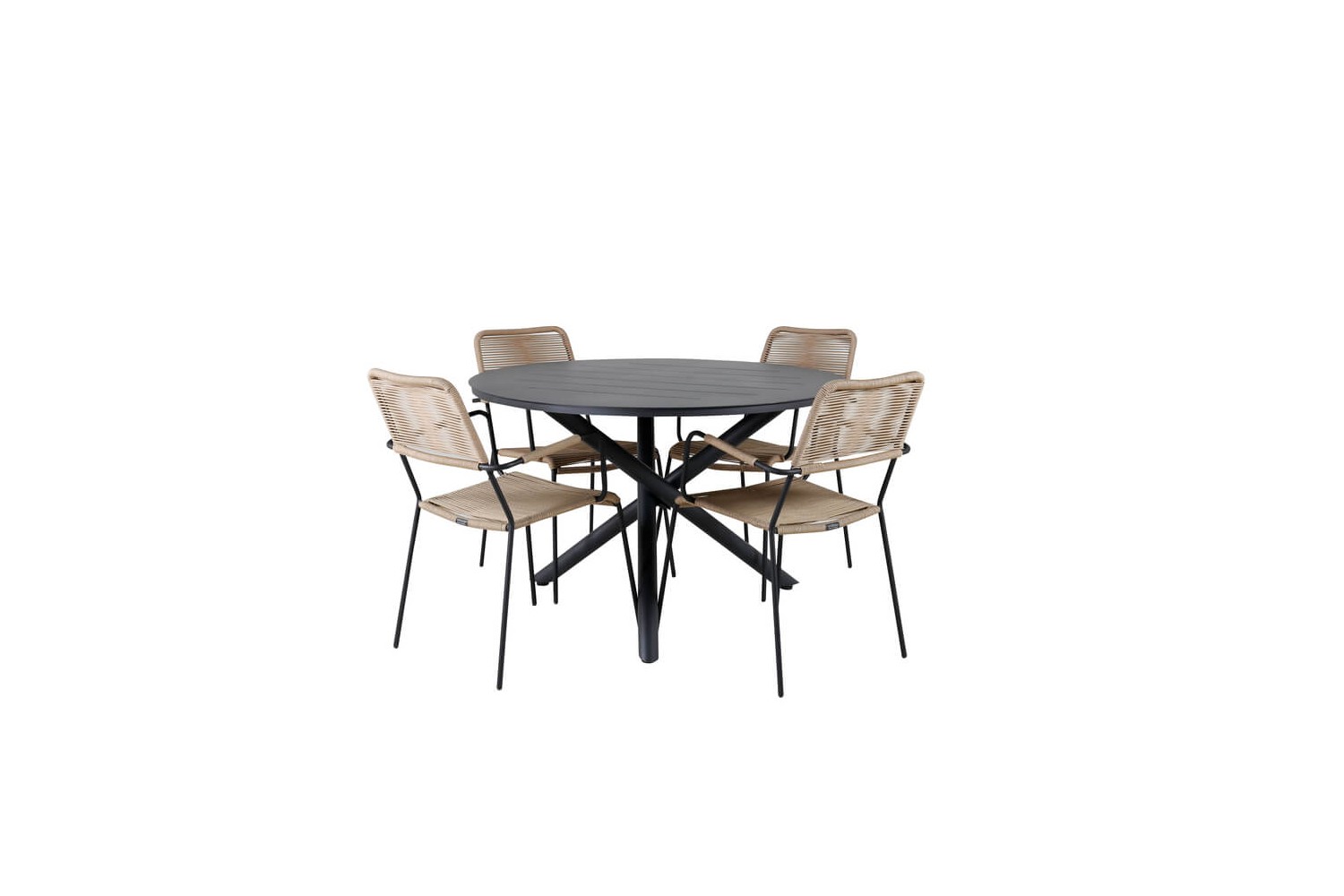 Alma, Lindos matgrupp svart/brun Venture Home