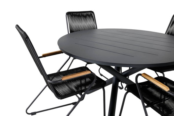Alma, Bois matgrupp svart Venture Home