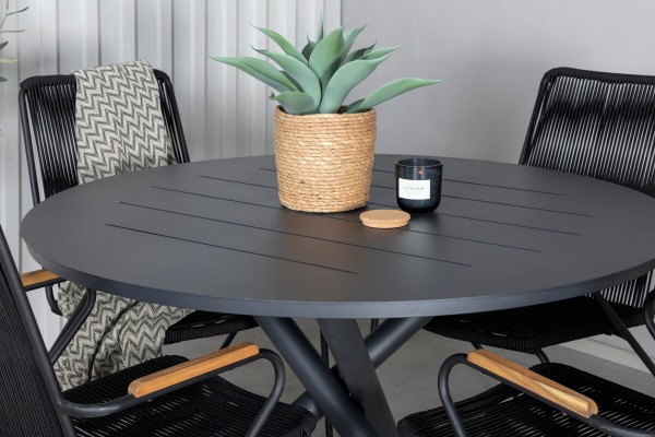 Alma, Bois matgrupp svart Venture Home