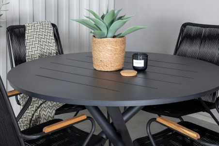 Alma, Bois matgrupp svart Venture Home