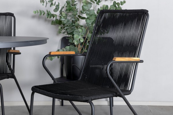 Alma, Bois matgrupp svart Venture Home