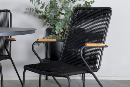 Alma, Bois matgrupp svart Venture Home